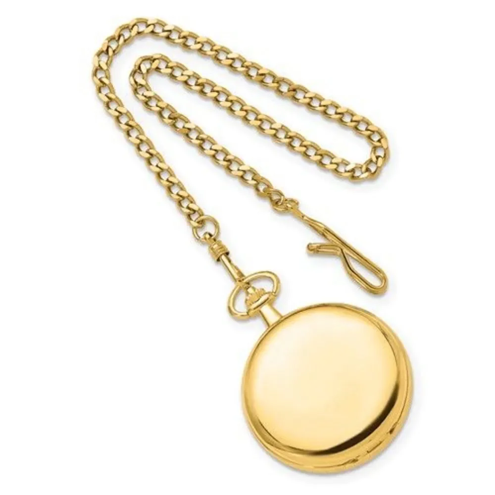 New Charles Hubert Gold-tone Pocket Watch